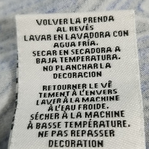Blue and White Ruby Red Top - Picture 5 of 6